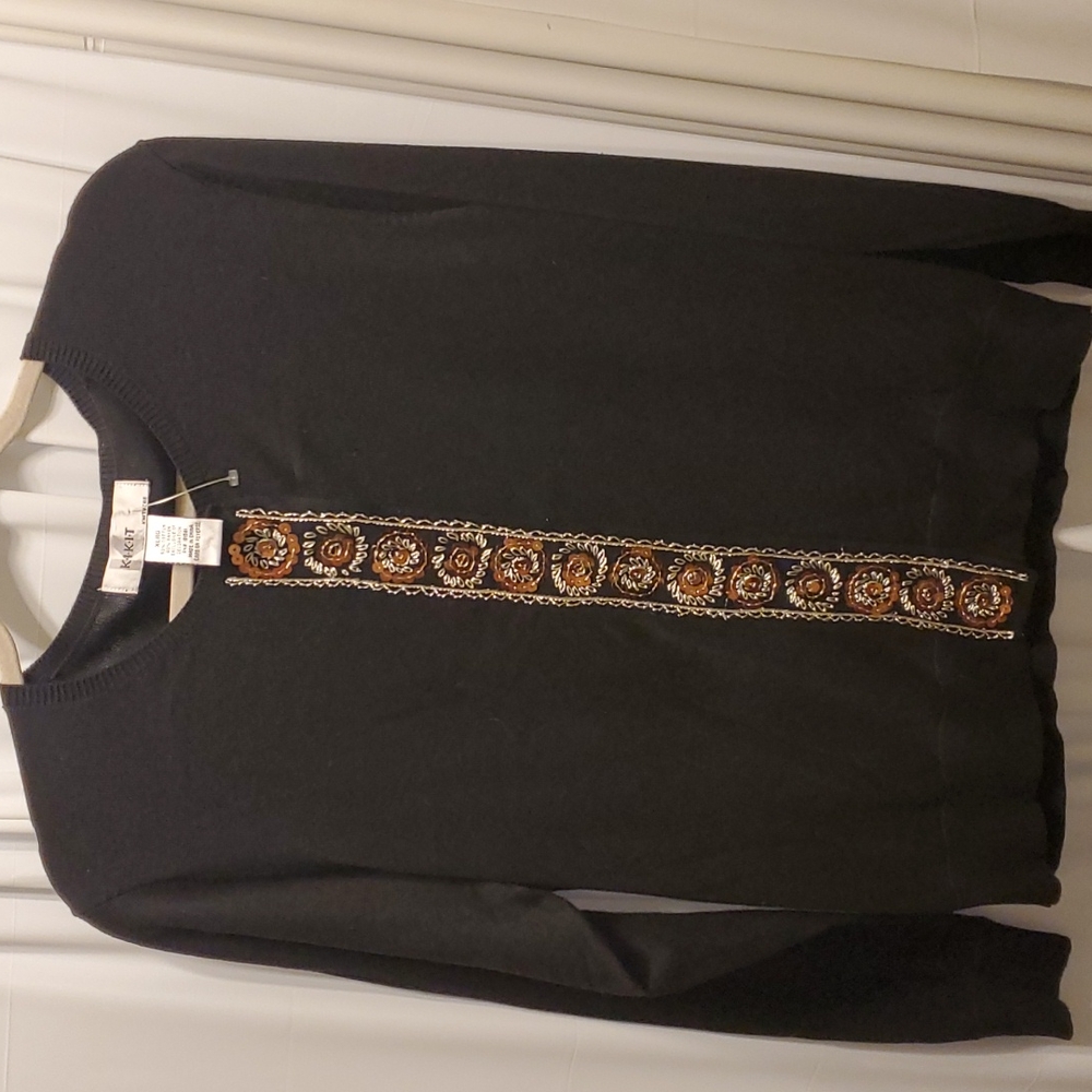 Nwt Kikit Sweater with Sequin Design